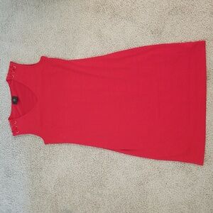 JM Collection Small Sleeveless V-Neck Sheath Dress